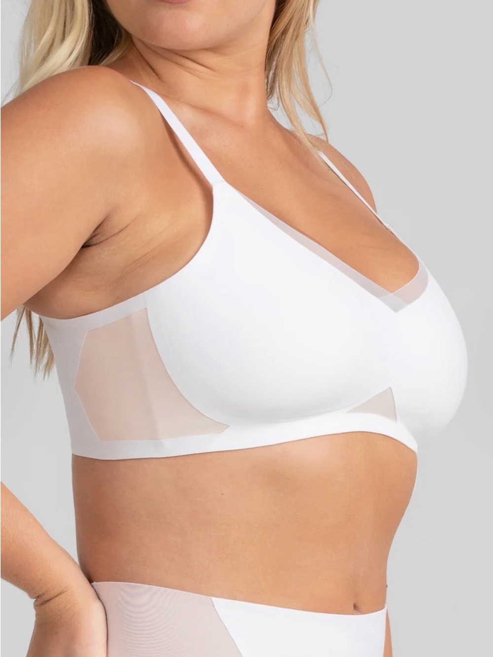 🍯 HONEYLOVE CROSSOVER BRA Astral White size M